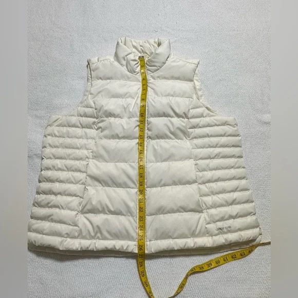 Lands End Vest Womens 1X White Down
Puffer Insulated Zip Up Outdoor Plus Size - Picture 5 of 11
